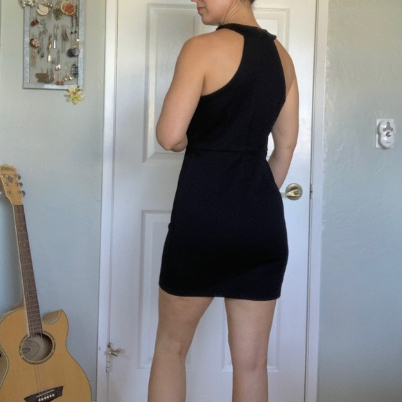 3/$20 Miss Love black racerback mini dress size small - Picture 5 of 12